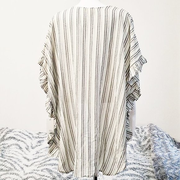 Cover-up Overshirt l Ava James NWT 1X All Cotton - Picture 8 of 12